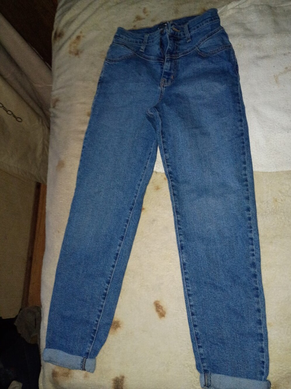 Fashion Nova Men's Straight Blue Denim Jeans